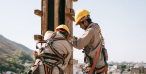 Obra en construcción del Apart Caseros en Salta, desarrollada por RAC Construcciones.